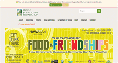 Desktop Screenshot of hawaiiagfoundation.org
